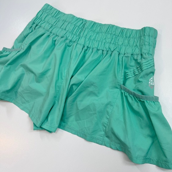 Free People FP Movement Get Your Run On Shorts Women S Mint Green Flowy Boho - Picture 3 of 6